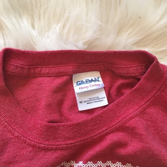 Tipsy Deer Ugly Christmas Sweater T Shirt - Picture 5 of 5